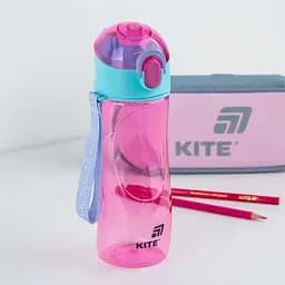 Пляшечка для води Kite 530 мл рожева (K25-400-1) - мініатюра 3