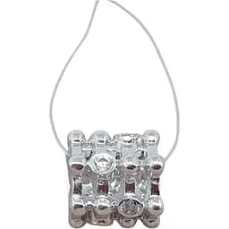 Серебряная подвеска-шарм Qvaliz с фианитами. 903-00760