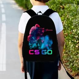 Рюкзак детский контр-страйк CS:GO "Counter-Strike" 34х27см, городской ранец для мальчика с принтом (00348)