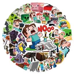 Стікерпак GeekLand Minecraft 50 штук - мініатюра 7