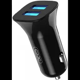 Автомобільний зарядний пристрій XO TZ10 2 USB/2.4A/12W + Data Cable USB to Type C - мініатюра 2