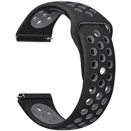 Спортивний ремінець Primo Perfor Sport для Garmin Vivoactive 3/Vivomove HR/Forerunner 245/645 Black Grey