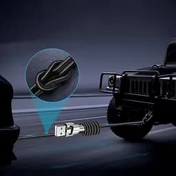 Кабель ColorWay USB - micro USB (M/M), Metal Head, 2.4 А, 1 м, Black (CW-CBUM046-BK) - мініатюра 2