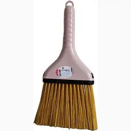 Віник Zambak Plastik пластиковий для прибирання 12х27 см пудровий (ZP-122p)