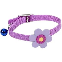 Нашийник для котів Coastal Sassy безпечний фіолетова ромашка 1х25 см