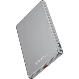 Зовнішній акумулятор Borofone BJ50 5000mAh 20W магнітний з функцією бездротової зарядки сірий 6941991110313