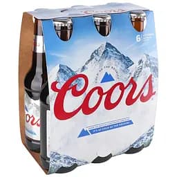 Пиво Coors светлое 4.3% 1.98 л (0.33 л х 6 шт.)