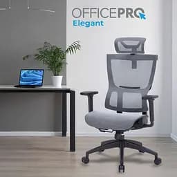 Офісне крісло OfficePro Elegant OC660-B-DG-DG Black/Dark Gray [148664] - мініатюра 7