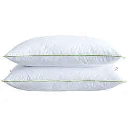 Подушка пух Cosas Snow антиалергенна 50x70 см 2 шт. білий (Set_2PillowFluff_KGreen_50x70) - мініатюра 4