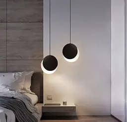 Сучасний підвісний світильник, наче місячне затемнення Line.F Діаметр 18 см