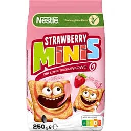 Готовий сухий сніданок Nestle Strawberry-Minis 250 г