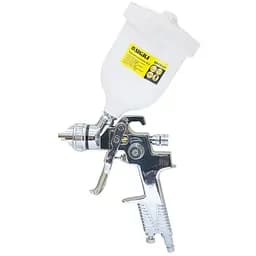 Фарборозпилювач хромований Sigma HVLP 1.8 мм з верхнім баком 600 мл (6812141)