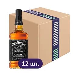 Упаковка виски Jack Daniel's Tennessee Old No.7, 40% 12 л (1 л х 12 шт.)