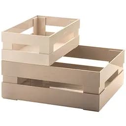 Набір ящиків для зберігання Guzzini Tidy & Store 2 предмети бежевий (16950079)
