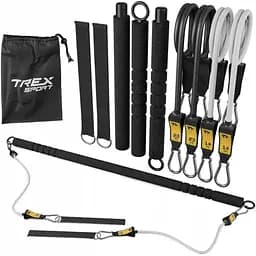 Палиця гімнастична з еспандерами Trex Sport TX-023TS 14-74кг