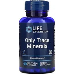 Вітаміни та мінерали Life Extension Only Trace Minerals, 90 вегакапсул