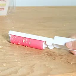 Багаторазовий липкий ролик для чищення одягу Semi Mini складаний Pink - мініатюра 2