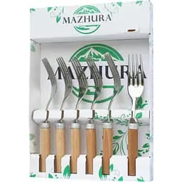 Набор закусочных вилок Mazhura Beech wood 6 шт. (mz505664)
