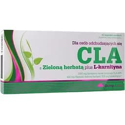 Жиросжигатель Olimp CLA with Green Tea plus L-Carnitine, 60 капсул