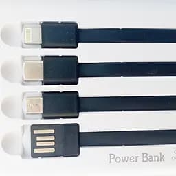 УМБ Power Bank Solar 30000mAh повербанк 4 в 1 з сонячною панеллю, екраном, ліхтариком White (11230) - мініатюра 4