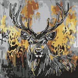 Алмазна мозаїка Золотий олень ©art_selena_ua AMO8257, 40х40 см