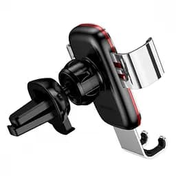Тримач в машину Baseus Metal Age Gravity Car Mount Air Outlet Version срібний (21739) - мініатюра 7