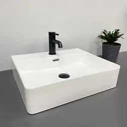 Умивальник VBI Bitonto white накладний підвісний VBI-015700, Білий