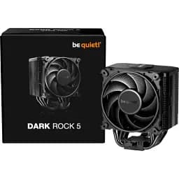 Кулер для процесора be quiet! Dark Rock 5, Black, алюміній/мідь, 1x120 мм, для Intel 1851/1700/1200/115x, AMD AM5/AM4, до 210 Вт, висота 161 мм (BK035) - мініатюра 6