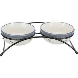 Миски керамические на подставке Trixie Eat on Feet 2 x 300 мл / 12 см