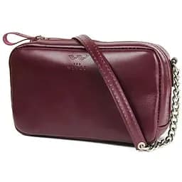 Шкіряна сумка Faith бордова