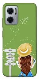 Чохол Demsky Travel girl для Xiaomi Redmi Note 11E