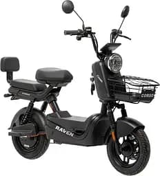 Электроскутер Двухместный Corso Raven (800W; 60V/20Ah) Черный