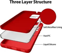 Чохол Soft-Touch Silicone Case для Samsung Galaxy A72 A725 [Red] HC [57240] - мініатюра 3
