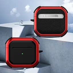 Футляр протиударний Black ed. для навушників Airpods 3 Red - мініатюра 2