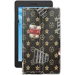 Чехол StatusCASE из экокожи для планшета Lenovo Tab E7 TB7104L Луи-Витон-коричневый