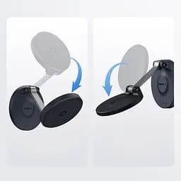 Автотримач Baseus MagPro Magnetic Foldable Phone Mount B10564101121-00 Black - мініатюра 5