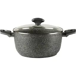 Кастрюля TVS Mineralia Eco Induction с крышкой 24 см 4.5 л (BS480242910701С)