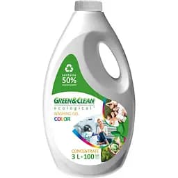 Гель для стирки цветной одежды Green&Clean Professional Color концентрат 3 л