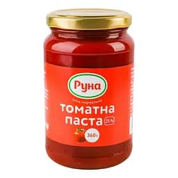 Паста томатна Руна 25% 360 г - мініатюра 2