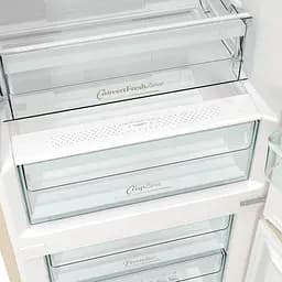 Холодильник Gorenje NRK6202CLI 200х60х60см 2 двері 235 (96) л А++ NF+ бежевий (NRK6202CLI) - мініатюра 8