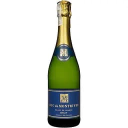 Вино игристое Duc de Montrives Blanc de Blancs Brut белое брют 0.75 л