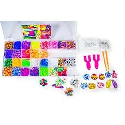  Набор резинок для плетения G-Toys Резиночки и бусинки в коробке 23 цвета