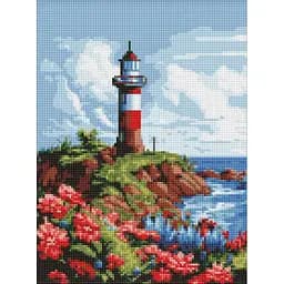 Алмазна мозаїка без підрамника Мальовничий край AMC7986 30х40 см