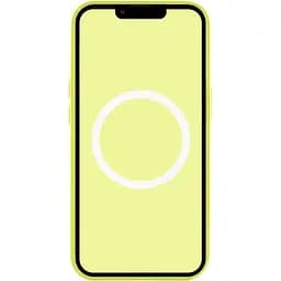 Чохол Silicone Case with Button, Animation & MagSafe для Apple iPhone 17 Neon Yellow AAA [153236] - мініатюра 4