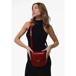 Жіноча шкіряна сумка Naomi червона