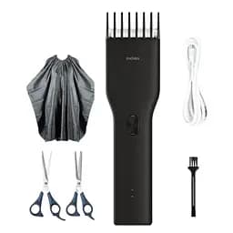 Набор для стрижки XIAOMI ENCHEN Boost машинка, 2 пары ножниц, накидка черный