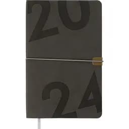 Щотижневик датований Buromax Best 2024 A5 сірий (BM.2704-09)