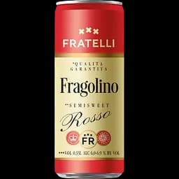 Набір напоїв винних Fratelli Moscato слабоалкогольних газованих: Bianco напівсолодкий білий + Bongo білий напівсолодкий + Maracuja Giallo білий напівсолодкий + Rosso червоний напівсолодкий + Fragolino Bianco білий напівсолодкий 3.3 л (10 шт. х 0.33 л) - мініатюра 4