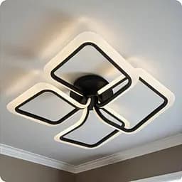 Люстра светодиодная 517 Dlight 65Вт Черный (02123)