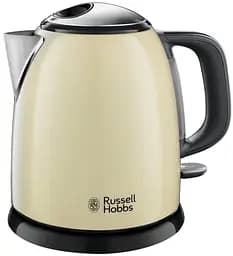 Електрочайник Russell HobbsColours Plus Mini 1 л метал бежево-чорний kuh0015330 - мініатюра 2